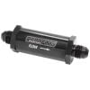 Aeroflow -6AN Turbo Inline Oil Filter 30 Micron Black AF607-06BLK