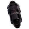 Aeroflow 30 Micron Billet Fuel Filter -6AN black 2in Length AF609-06BLK