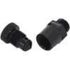 Aeroflow AF615-02BLK -6 ORB Inline Drain 1/8 NPT Female Thread