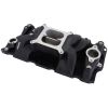 Aeroflow AF6210-1001 SBC Air Gap Intake Manifold Dual Plane 350 Chev Black