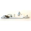 Aeroflow Billet Throttle Cable Bracket 4150 Style Silver AF64-2001S