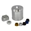 Aeroflow Spin On Reusable Billet Oil Filter Silver AF64-2016P