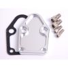 Aeroflow Billet Fuel Pump Block-Off Plate Silver AF64-2028S