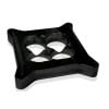 Aeroflow 1in Tapered High Velocity Carburettor Spacer Black AF64-2044BLK