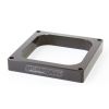 Aeroflow 1in Open High Velocity Carburettor Spacer Black AF64-2090BLK