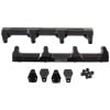 Aeroflow Billet EFI Fuel Rails Black AF64-2124BLK