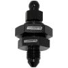 Aeroflow -3AN Bleed Nipple Bulkhead Fitting Black AF64-2130