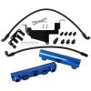 Aeroflow AF64-2131 Billet Fuel Rail Kit fits Subaru BRZ/Toyota 86 Blue