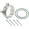 Aeroflow AF64-2138 Bosch DBW 74mm Throttle Adapt Intercooler Clamp 3 Inch Silver