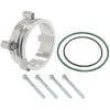 Aeroflow AF64-2139 Bosch DBW 82mm Throttle Adapt Intercooler Clamp 3.5 Inch Silver