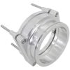 Aeroflow AF64-2144 GM LS 102mm Throttle Adapter Intercooler Clamp 4 Inch Silve