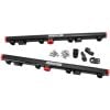Aeroflow AF64-2155BLK GM LS1 LS2 LS3 Fuel Rail Black -8ORB