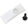 Aeroflow AF64-2171BLK Fuel Pump Inlet Screen Adapterkit 3/8 Barb Filter 40mm Pump