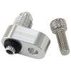 Aeroflow -4AN Water Cross-Over Adapter Silver AF64-2186