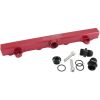 Aeroflow AF64-2221R Fuel Rail -10ORB Red fits Mitsubishi 4G63 EVO 4-9