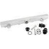 Aeroflow AF64-2221S Fuel Rail -10ORB Silver fits Mitsubishi 4G63 EVO 4-9