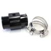Aeroflow Radiator Hose Temp Sender Adapter 1-27/64in 36mm OD with 1/8in NPT port Black AF64-2236
