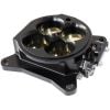 Aeroflow Billet Aluminium 4 Barrel 1375cfm Throttle Body Black AF64-2250BLK