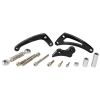 Aeroflow Low Mount Billet Alternator Bracket Passenger Side Black AF64-4004BLK