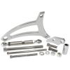 Aeroflow Standard Mount Billet Alternator Bracket Polished Finish AF64-4005