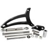 Aeroflow Standard Mount Billet Alternator Bracket Black AF64-4005BLK