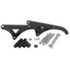 Aeroflow Mid Mount Billet Alternator Bracket Black AF64-4033BLK