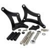 Aeroflow Low Mount Billet Alternator Bracket Black AF64-4035BLK