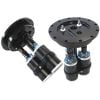 Aeroflow Billet Triple Fuel Pump Hanger Black AF64-4050BLK