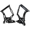 Aeroflow Billet Bonnet Hinge Kit Black AF64-4105BLK