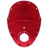 Aeroflow 2-Piece Billet Aluminium Timing Cover Red AF64-4350R