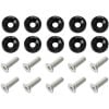 Aeroflow Billet Dress-Up/Fender Bolt Kit M6 x 1.00mm 20mm UHL Black AF64-4365BLK