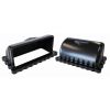 Aeroflow Billet Burst Panel Deflector Shield Black AF64-4400BLK