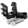Aeroflow Ignition Lead Separator Black Pair Holds 2 Leads AF64-9702BLK