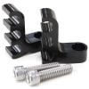 Aeroflow Ignition Lead Separator Black Pair Holds 3 Leads AF64-9703BLK