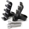 Aeroflow Ignition Lead Separator Black Pair Holds 4 Leads AF64-9704BLK