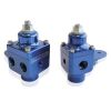 Aeroflow Billet 2 Port Carburettor Fuel Pressure Regulator 4-12PSI Blue 750HP AF66-2047
