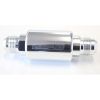 Aeroflow Billet Fuel Filter -8AN40 micron Stainless element 1.25in x 3in L Silver AF66-2053S