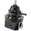 Aeroflow 2-Port 1200hp Billet Fuel Pressure Regulator 30-120psi Adjustable Black AF66-2055BLK