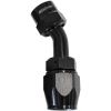Aeroflow Kryptalon Series 1pc Full Flow Swivel 45 Hose-End -10AN Black AF7022-10