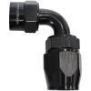 Aeroflow Kryptalon Series 1pc Full Flow Swivel 90 Hose-End -10AN Black AF7023-10