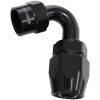 Aeroflow Kryptalon Series 1pc Full Flow Swivel 120 Hose-End -10AN Black AF7024-10