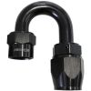 Aeroflow Kryptalon Series 1pc Full Flow Swivel 180 Hose-End -10AN Black AF7026-10