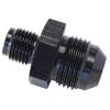 Aeroflow Inverted Seat Adapter 1/2in-20 to -8AN Black AF703-08BLK