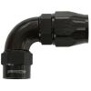 Aeroflow Kryptalon Series 1pc Big Bore Full Flow Swivel 90 Hose-End -10AN Black AF7053-10