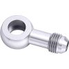 Aeroflow Alloy AN Banjo Fitting 8mm to -3AN Silver AF717-03S