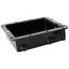 Aeroflow 3in Deep Fabricated Transmission Pan Black AF72-3000BLK
