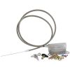 Aeroflow Kickdown Cable With Stainless Cover & Chrome Ends AF72-7004