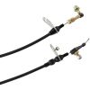 Aeroflow Kickdown Cable With Black Stainless Cover & Black Ends AF72-7006BLK