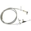 Aeroflow Kickdown Cable With Stainless Cover & Chrome Ends AF72-7008