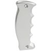 Aeroflow AF72-9912 Bare Pistol Grip Side Plate Drivers Side Handle Silver